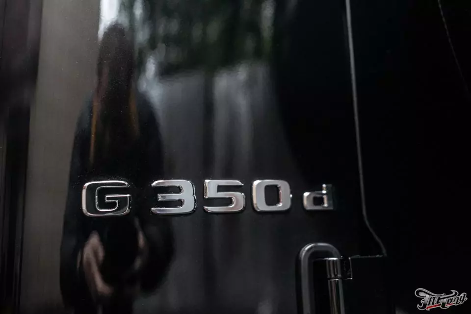 Mercedes G350d. Окрас и установка оригинального обвеса G63.